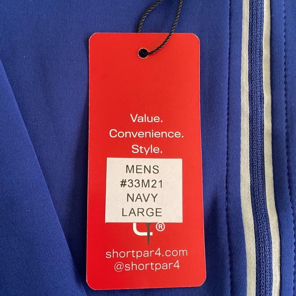 Navy Mens Golf Pull Over - Picture 6 of 6